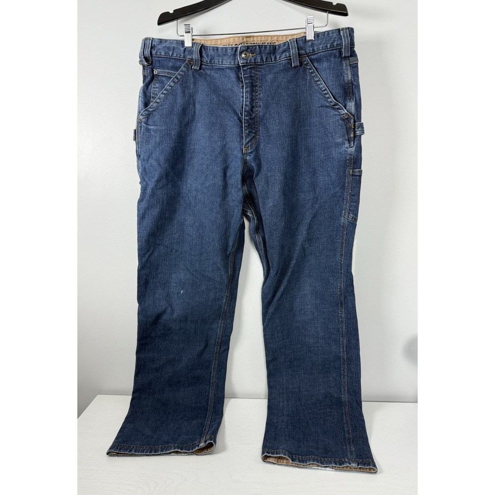 Duluth Trading Ballroom Double Flex Relaxed Jeans Preowned 40x34 - Picture 2 of 11